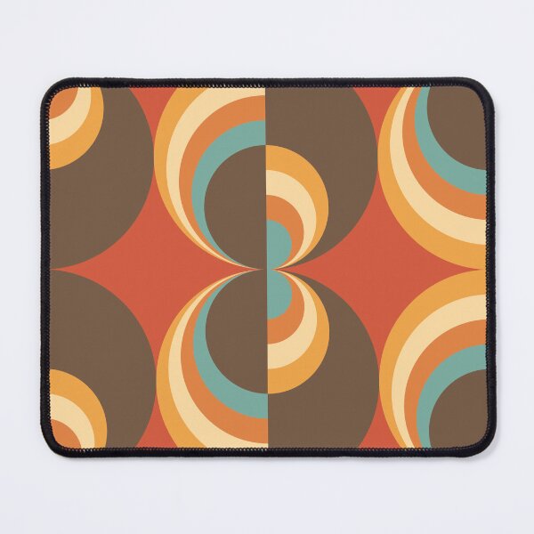 Item preview, Sirkel, Iconic Retro Circle Shapes Pattern designed and sold by BesanoStyle.