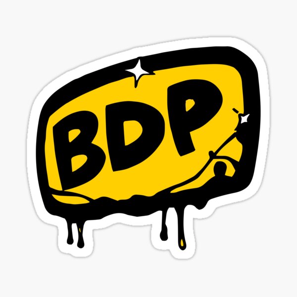 &ldquo;BDP Hip Hop Logo&rdquo; Sticker for Sale by sutimo | Redbubble