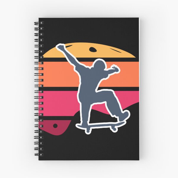 Artikelvorschau, Bunter Retro-Skateboardhelm mit Kickflip entworfen und verkauft von BRU Design.