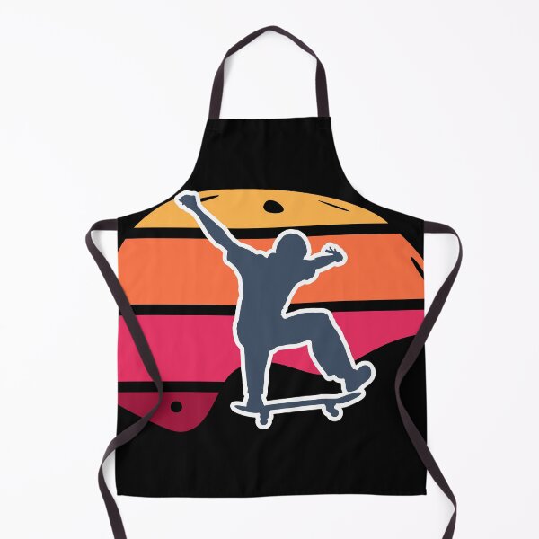 Item preview, Colorful Retro Skateboard Helmet with a kickflip designed and sold by BRU Design.