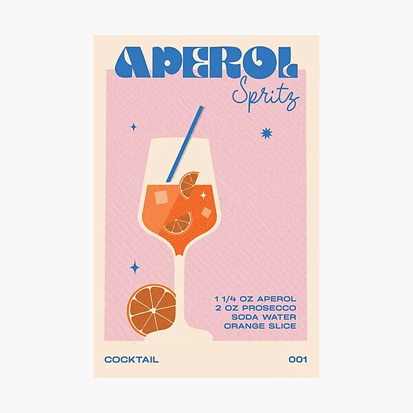 The Cocktail Aperol Spritz Photographic Print