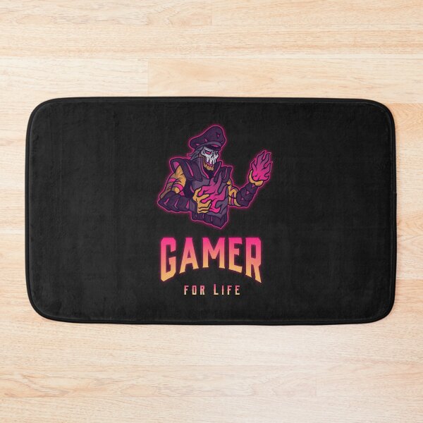 Item preview, Gamer for Life with Glowing Pirate Skeleton designed and sold by PRIVARSHU.