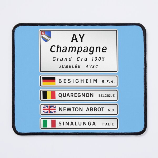Item preview, Ay, France Village Road Sign designed and sold by travelwitheric.