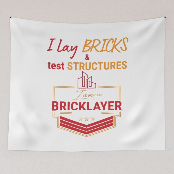 Item preview, BrickLayer Occupation Inspiration Design designed and sold by PATPRO GRAPHICS.