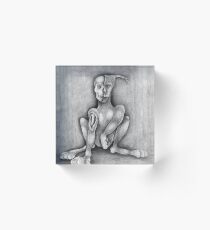 Damien Hirsts Dog. Acrylic Block