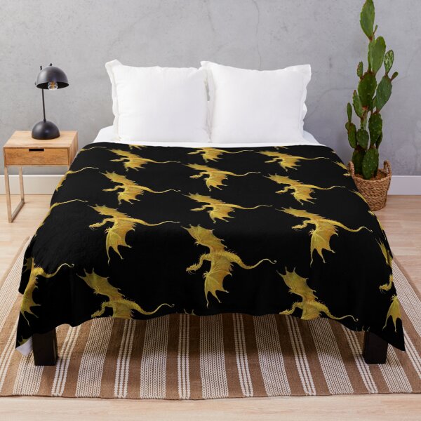 Item preview, flying golden dragon designed and sold by fairytaleprints.
