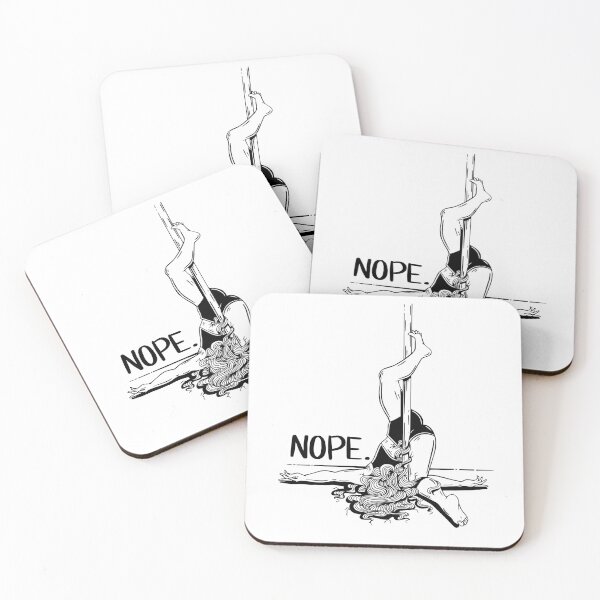 Item preview, Pole Dance NOPE - Negro designed and sold by cristicreative.