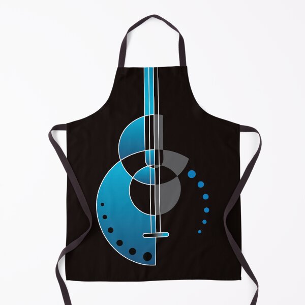 Item preview, blue geometric guitar designed and sold by xavoblues.
