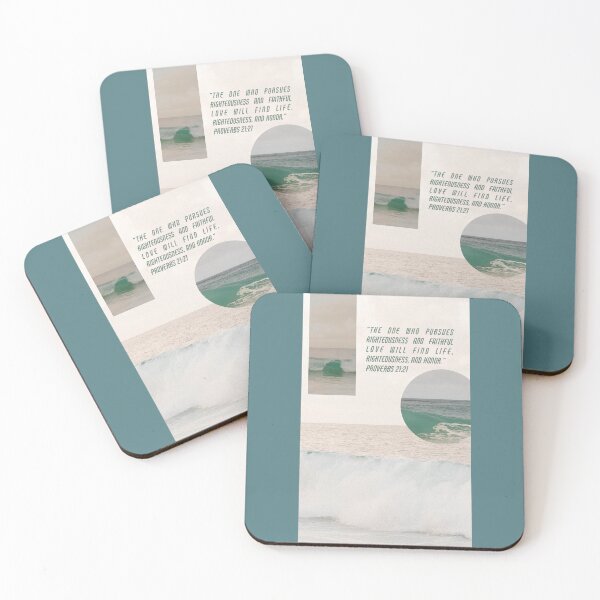 Item preview, Beach Collage Film Photo of Ocean Bible Verse designed and sold by AshTreeCrtvCo.