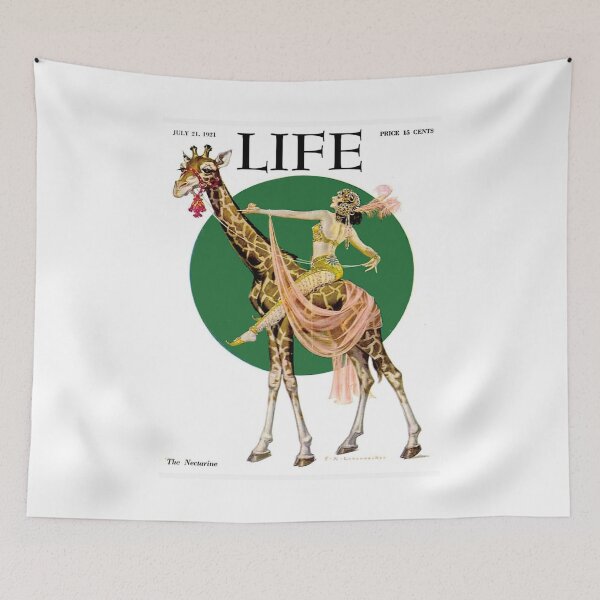 Item preview, LIFE : Vintage 1921 Magazine Advertising Print throw blanket metal print tapestry designed and sold by berrog45.