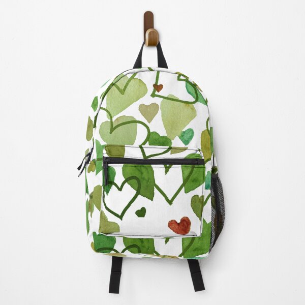 Item preview, Watercolour Hearts Green designed and sold by JillyBeanDesign.