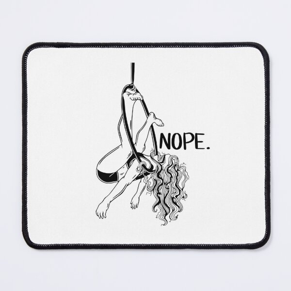 Item preview, Aerial Hoop Lyra NOPE - Black designed and sold by cristicreative.