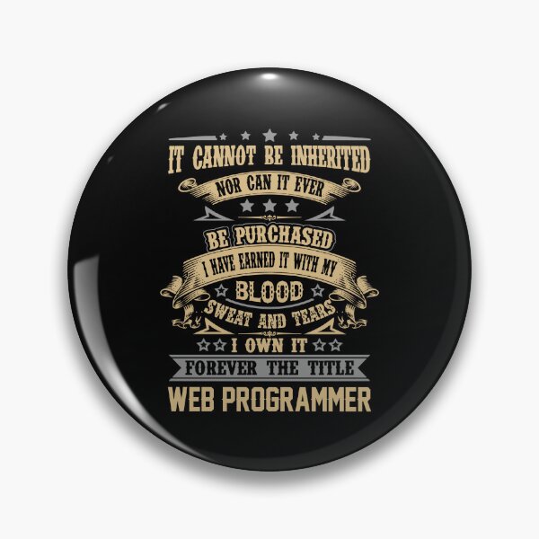 Item preview, Web Programmer T Shirt - Forever The Title Job Gift Item Tee designed and sold by celiagomez456.