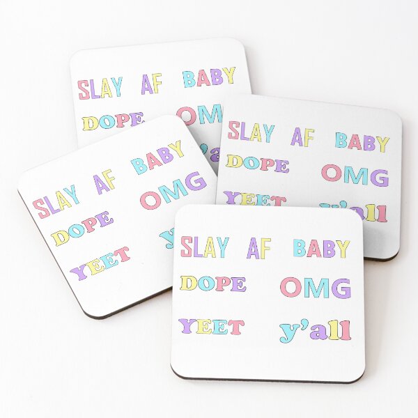 Item preview, Y'all Slay Slang Stickers designed and sold by RMelissart.