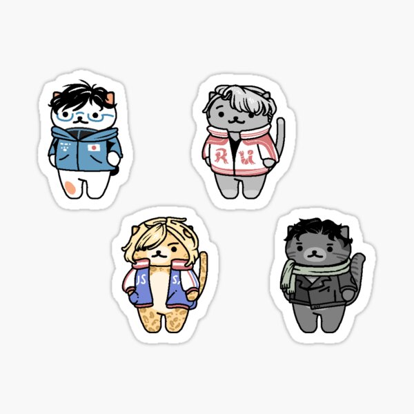 Item preview,  Neko Atsume on Ice: Standing Set designed and sold by kokorogue.