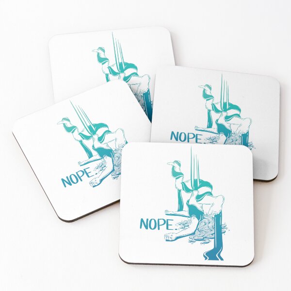 Item preview, Aerial Silks NOPE - Blue/Turquoise designed and sold by cristicreative.