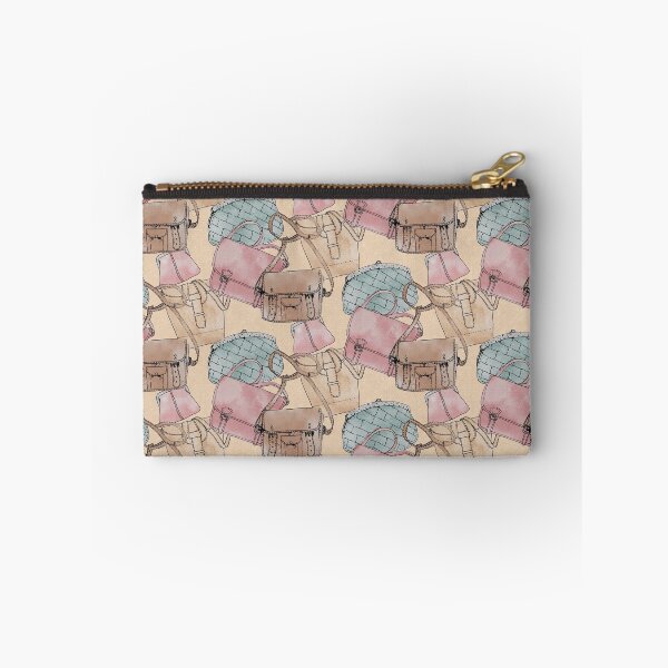 Item preview, Watercolour painted handbag and purse designed and sold by RosalieReeves.