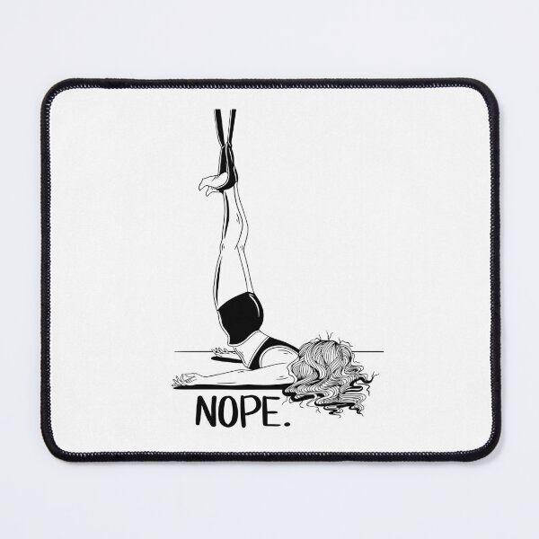 Item preview, Aerial Yoga Hammock NOPE - Black designed and sold by cristicreative.