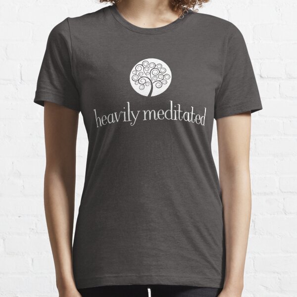 Heavily Meditated T-Shirt, Meditation, Mandala Shirt, Funny Hippie