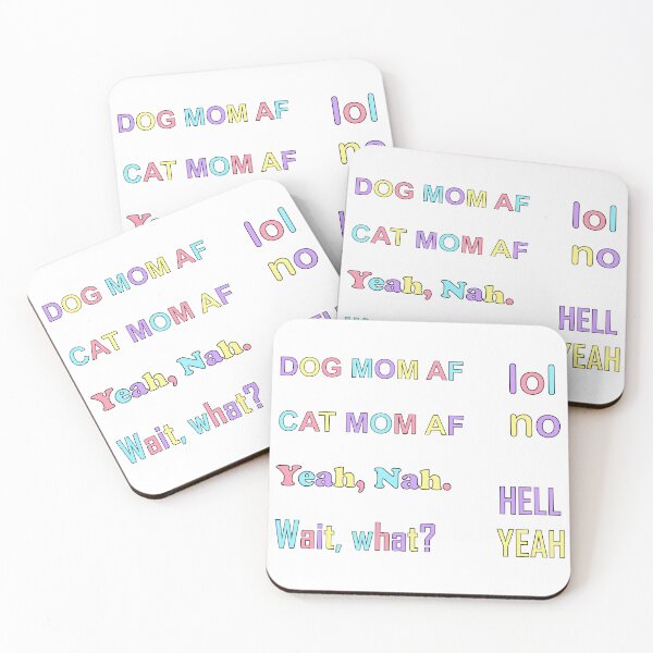Item preview, Dog Mom Af, Wait What Slang Stickers designed and sold by RMelissart.