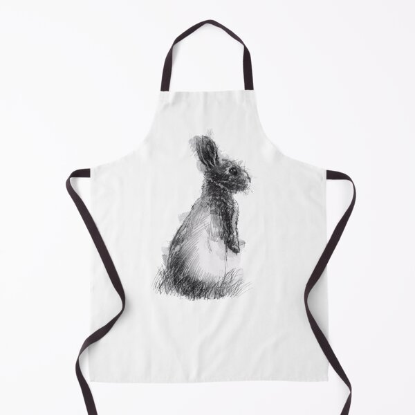 Item preview, ⭐⭐⭐⭐⭐4.9 - Black drawing rabbit art, for rabbit's lovers and owners designed and sold by kind4you.