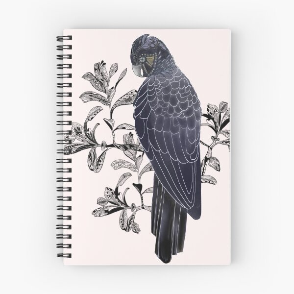 Item preview, Black Cockatoo exotic Australian bird  designed and sold by ahahdodo.