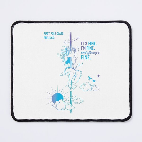 Item preview, Pole Dance EVERYTHING'S FINE! - colour designed and sold by cristicreative.