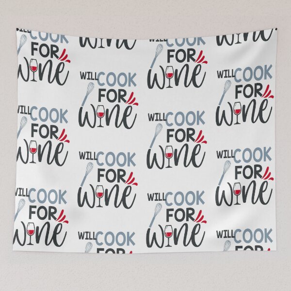 Item preview, Will Cook For Wine designed and sold by FOX1999-Design.
