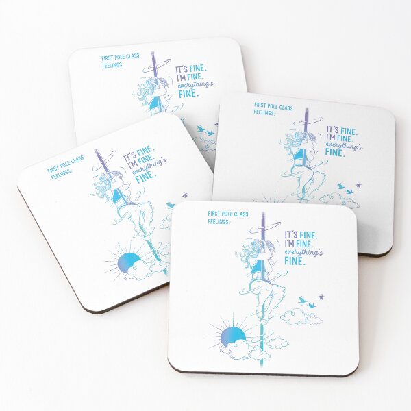 Item preview, Pole Dance EVERYTHING'S FINE! - colour designed and sold by cristicreative.