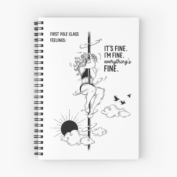 Item preview, Copy of Pole Dance EVERYTHING'S FINE! - Black designed and sold by cristicreative.