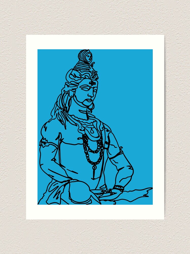Mahadev Drawing । Bholenath Drawing । Lord Shiva Drawing । Drawing Mahakal  - YouTube
