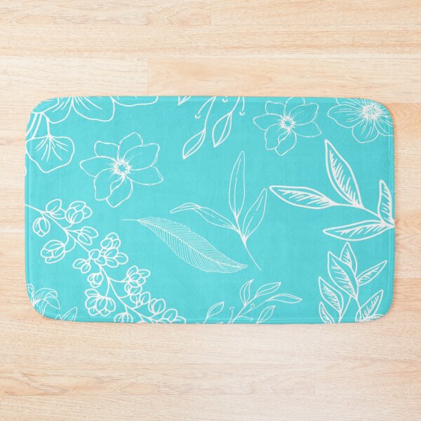 Item preview, Blue,flowers,lief,white flowers designed and sold by grickodd.