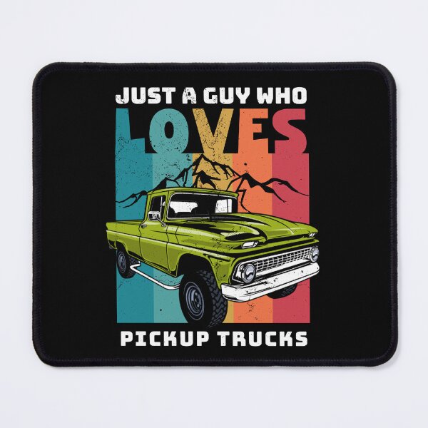 Item preview, Just A Guy Who Loves Pickup Trucks Funny Vintage Retro Sunset designed and sold by retrodesigner14.