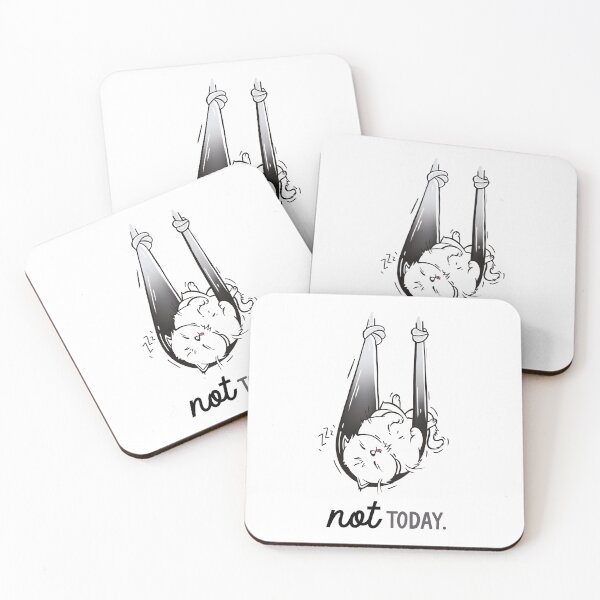 Item preview, Aerial Yoga Silks NOT TODAY cute Cat designed and sold by cristicreative.