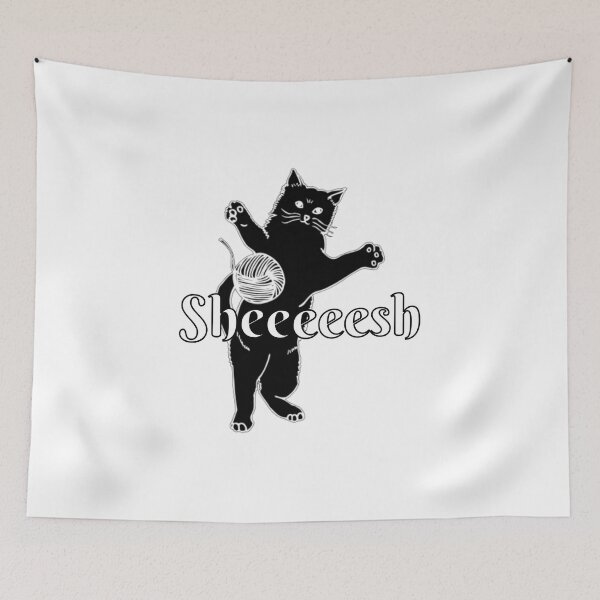 Item preview, Sheeeeesh Cat - Animal Typography designed and sold by Digitalme Designs.