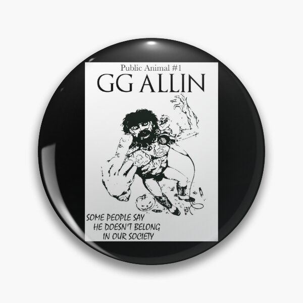 Item preview, Gg Allin Public Animal 1 Sticker designed and sold by allysonhat.