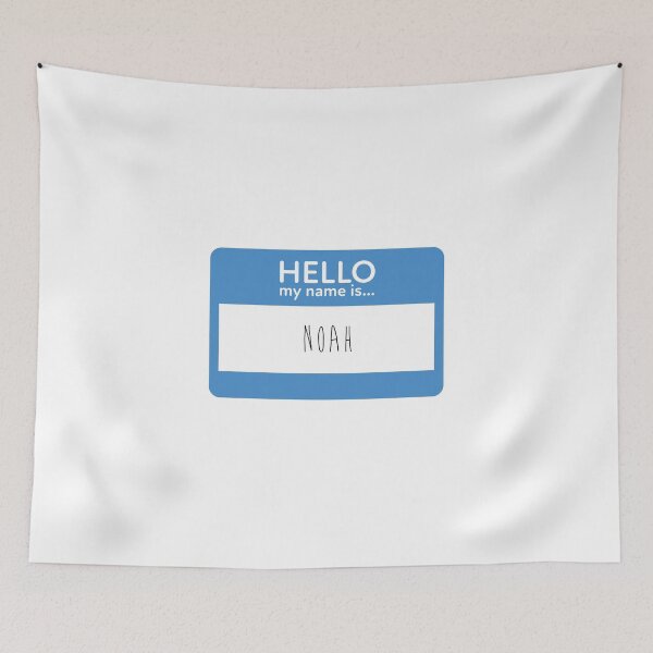 Item preview, Hello my name is... Noah designed and sold by beanibooi.