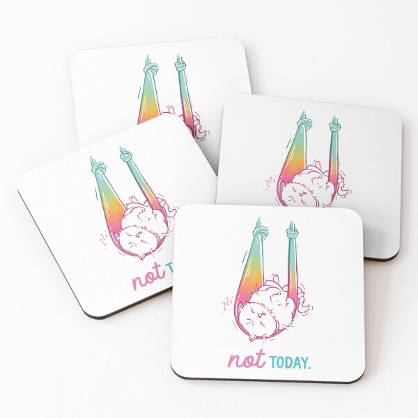 Item preview, Aerial Yoga Silks NOT TODAY cute Cat - Multicolored designed and sold by cristicreative.