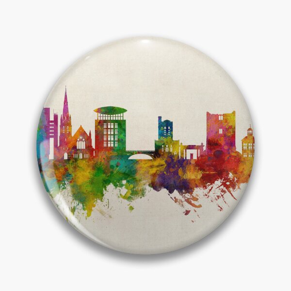 Item preview, Guildford England Skyline designed and sold by ArtPrints.