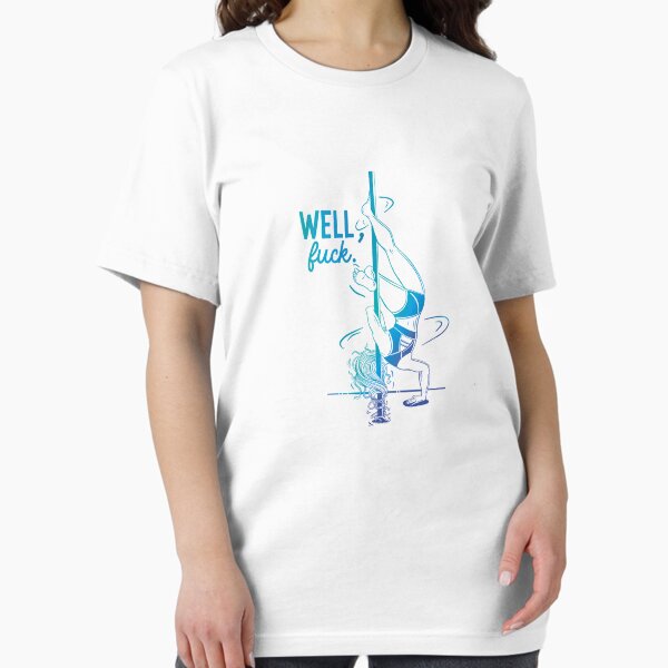 Item preview, Pole Dance WELL F*UCK - Pole Problems - blue designed and sold by cristicreative.