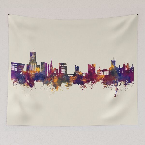 Item preview, Guildford England Skyline designed and sold by ArtPrints.