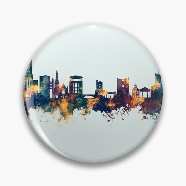 Item preview, Guildford England Skyline designed and sold by ArtPrints.
