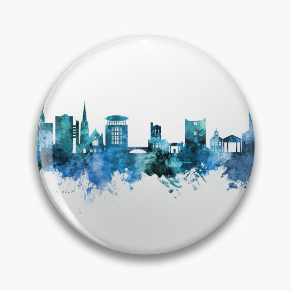 Item preview, Guildford England Skyline designed and sold by ArtPrints.