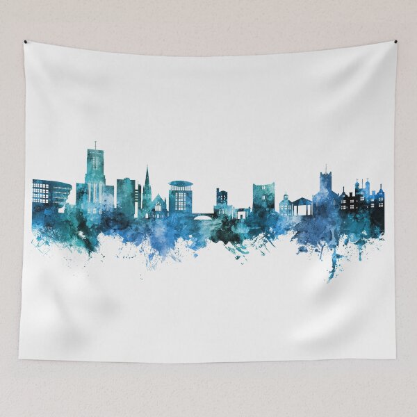 Item preview, Guildford England Skyline designed and sold by ArtPrints.