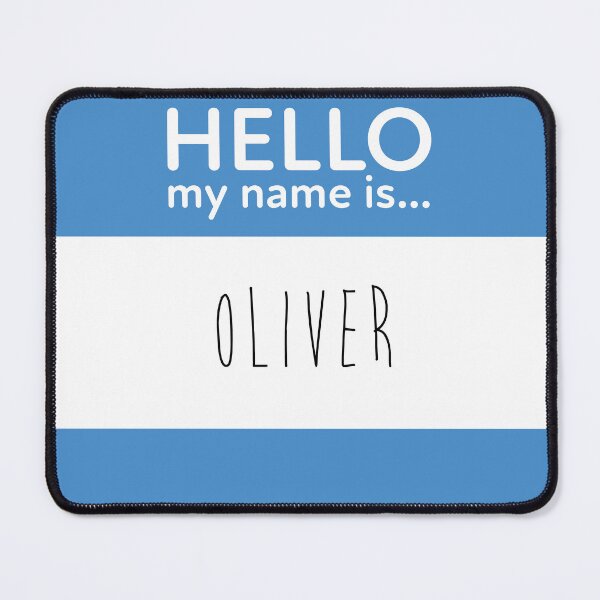 Item preview, Hello my name is... Oliver designed and sold by beanibooi.