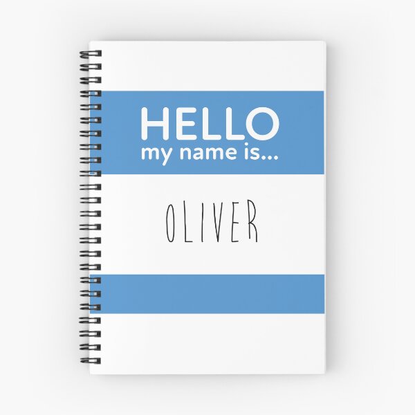 Item preview, Hello my name is... Oliver designed and sold by beanibooi.