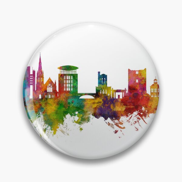 Item preview, Guildford England Skyline designed and sold by ArtPrints.