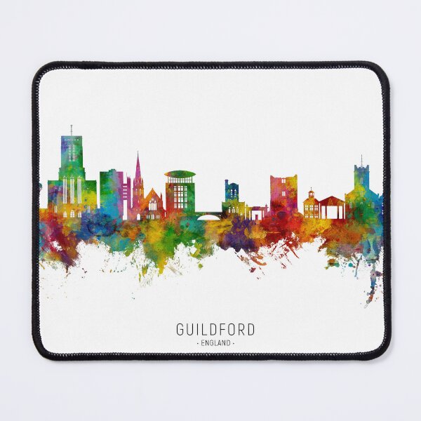 Item preview, Guildford England Skyline designed and sold by ArtPrints.