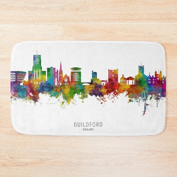 Item preview, Guildford England Skyline designed and sold by ArtPrints.