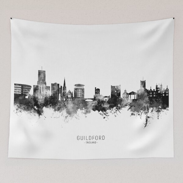 Item preview, Guildford England Skyline designed and sold by ArtPrints.